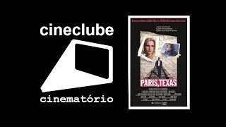 DEBATE cineclube cinematório quotParis Texasquot 1984 [upl. by Eras]