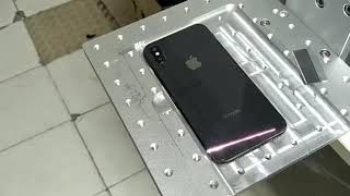 iPhone Xs max back glass replacement by laser machine [upl. by Eeruhs981]