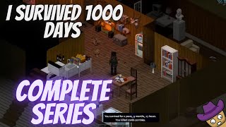 I SURVIVED 1000 DAYS IN PROJECT ZOMBOID  Complete Edition Full Series [upl. by Barbabas97]