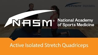 Active Isolated Stretch for Quadriceps [upl. by Hodge]