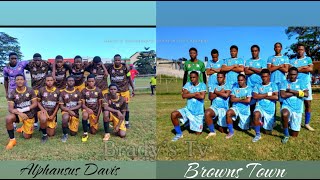 Alphansus Davis VS Browns Town High Dacosta CupSecond Round 2024 [upl. by Dadelos745]