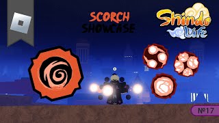 Scorch Bloodline FULL SHOWCASE  Shindo Life Scorch Showcase  Review [upl. by Lahcear]