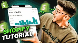 Shopify Tutorial The Simplest Shopify Tutorial For Beginners [upl. by Aiuqal]