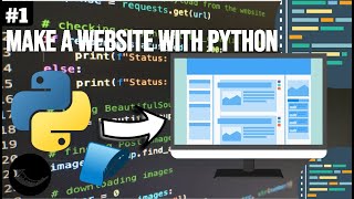 Python Website Full Tutorial Series Flask Authentication Databases amp More  Tutorial 1  Flask [upl. by Akcired]