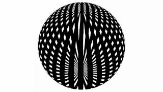 Sphere illusion with Moiré pattern [upl. by Shandy]