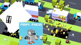 BLOW HIM UP  Most annoying Crossy Road Character  Poopy Pigeon Explosion iPhoneiPadAndroid [upl. by Attelahs517]