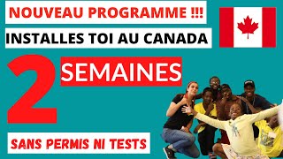 🚨Désormais possible de travailler au Canada en 2024 SANS permis de travail et en 14 jours [upl. by Gilchrist]