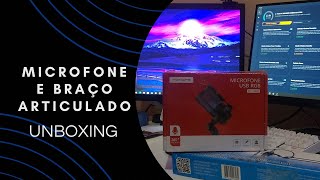 Microfone TOMATE MT 1060R  Unboxing [upl. by Irtimd]