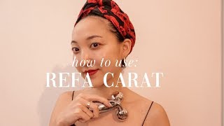 REFA CARAT  How To Use Effectively amp Is It Worth It  glowwithava [upl. by Ordnasil]