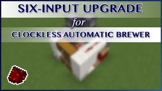 SixIngredient Upgrade For Small Clockless Automatic Brewer  18115 Minecraft Tutorial [upl. by Munafo]