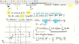 Finite Volume Method for Convection and Diffusion Discretization of steady convection equation [upl. by Yrrag]