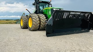 NEW GROUSER AG PRO 16 BLADE 9560r ready to push some feed hauling manure to corn ground as well [upl. by Deva258]