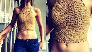 Summer Festival Crochet Crop Top [upl. by Inittirb206]