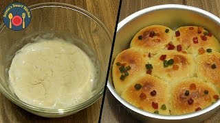 Home made Yeast with Sweet Bun  घर पे बनाइये यीस्ट और पाव [upl. by Aseram]