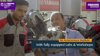 G H Raisoni College of Engineering Nagpur Video Tour  30 Sec  GHRCE [upl. by Lyrrad]