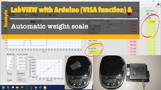 LabVIEW with Arduino EP18 Automatic weight scale [upl. by Ueik]