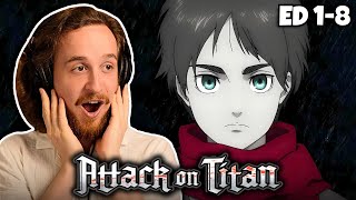 First Time Reacting to ALL ENDINGS 18 of Attack on Titan [upl. by Dalt]