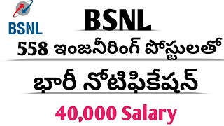 BSNL 2024 Senior Executive trainee Recruitment  BSNL 2024 Recruitment bsnl bsnl [upl. by Ridglea]