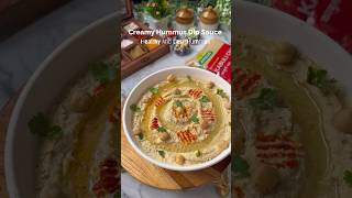 Creamy Hummus Dip Sauce  Healthy And Easy Hummus shorts ytshorts viralreels trending cooking [upl. by Nauwaj]