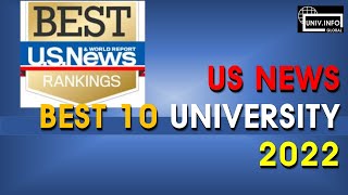 NEW RANKING 2022 US NEWS GLOBAL TOP UNIVERSITY 10 [upl. by Neeneg413]