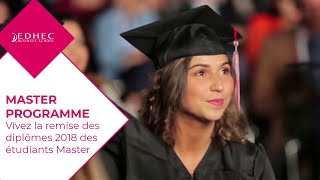 Vivez la remise des diplômes des étudiants Master 2018  EDHEC Business School [upl. by Stockmon514]