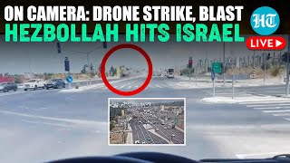 LIVE  On Camera Hezbollahs New Drone Swarm Attack Massive Destruction In North Israel  Iran [upl. by Allissa]