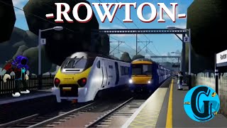 Trains at Rowton BR [upl. by Lobell]