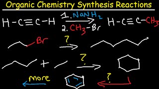 Organic Chemistry Synthesis Reactions  Examples and Practice Problems  Retrosynthesis [upl. by Anohr]