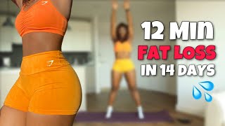 Intense 12 Minute FAT BURNING Workout  Beginner Friendly do this daily to burn fat fast [upl. by Dlaner836]