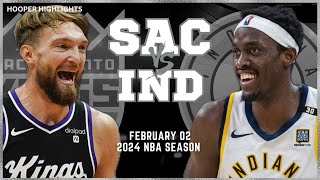 Sacramento Kings vs Indiana Pacers Full Game Highlights  Feb 2  2024 NBA Season [upl. by Marquardt385]