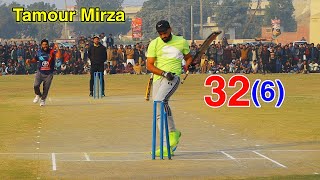 TAMOUR MIRZA VS BAHDAUR ALI  32 RUNS NEED LAST THRILLING OVER  BEST MATCH IN CRICKET HISTORY EVER [upl. by Nazario]