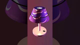 Coloring my 3D Lamp Model in Procreate procreate 3d 3danimation 3dart art foryou ytshorts [upl. by Drice]