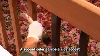 How to Apply a Solid Color Wood Stain [upl. by Krenek]