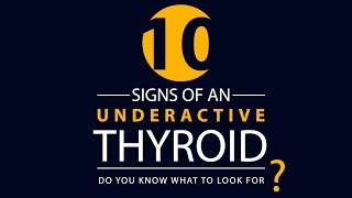 10 Signs of an UNDERACTIVE Thyroid [upl. by Coombs]