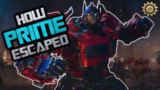 Explaining How Optimus Prime Survived The Fall of Cybertron [upl. by Barbe]