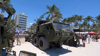 Air Show Miami Army Static Display [upl. by Naesed]