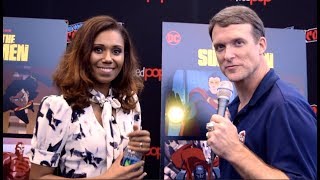 Toks Olagundoye Cat Grant interview at NYCC for Reign of the Supermen [upl. by Shurlock]