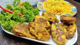 MASALA FISH FRY  FISH FRY  HAMOUR FISH RECIPE [upl. by Shapiro]