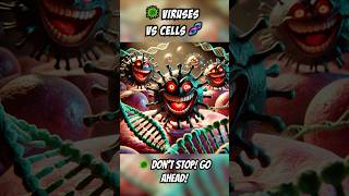 🦠 Viruses vs Cells 🧬 👦A boys fight…☠️ Epic battle aiaigeneratedcartoonstoryfilmvirusfight [upl. by Wolford]