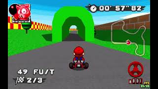 SRB2Kart Record Attack  N64 Mario Raceway 13685 [upl. by Essyle]