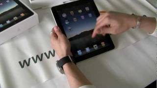 Apple iPad 1st gen WiFi Unboxing Video  by Gazellecom [upl. by Dryden]