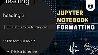 Jupyter Notebook Formatting in VS Code  Headings Bold Text Highlights and Bullet Points [upl. by Nolrev687]