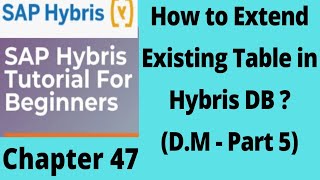 creating new item type which extends existing itemtype in hybris  sap hybris data modeling  Part47 [upl. by Yleak]