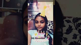 My birthday🎂 5November birthday divya divyana shortvideo yoitubeshorts short [upl. by Ahtabbat]