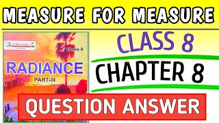 class 8 english chapter 8 question answer bihar board  radiance class 8 chapter 8 question answer [upl. by Bovill]