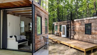 20ft Container House Tour  Off Grid Living [upl. by Mathe]