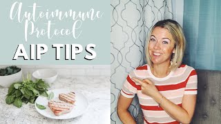 AUTOIMMUNE PROTOCOL AIP TIPS  Autoimmune Diet Tips [upl. by Sapowith279]