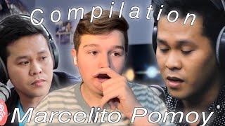 Compilation Reaction Marcelito Pomoy The Prayer Power of Love Secret Love Song You Raise Me Up [upl. by Ellehcen]