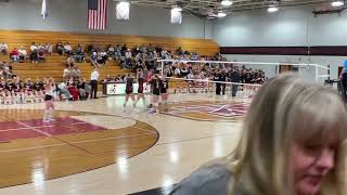 EHS vs Chatfield High School 2nd Set [upl. by Ahsauqram]