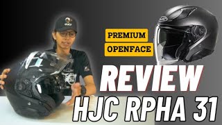 HJC RPHA 31  HELMET REVIEW  THE BEST HELMET JET [upl. by Burtie570]